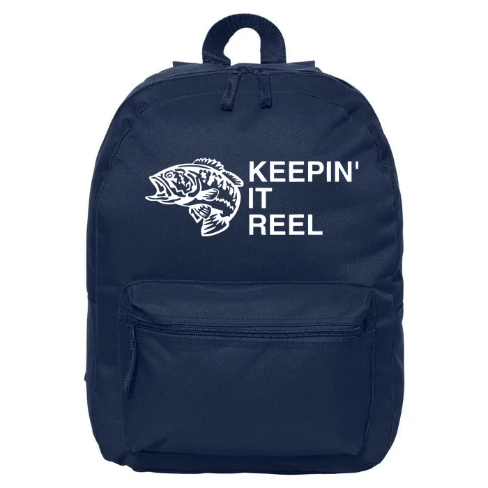 Keeping It Reel Shirts Funny Fishing Sayings 16 in Basic Backpack