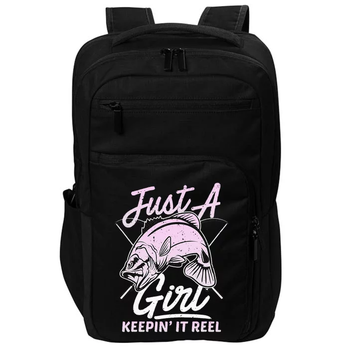 Keeping It Reel Funny Fishing Sayings Impact Tech Backpack