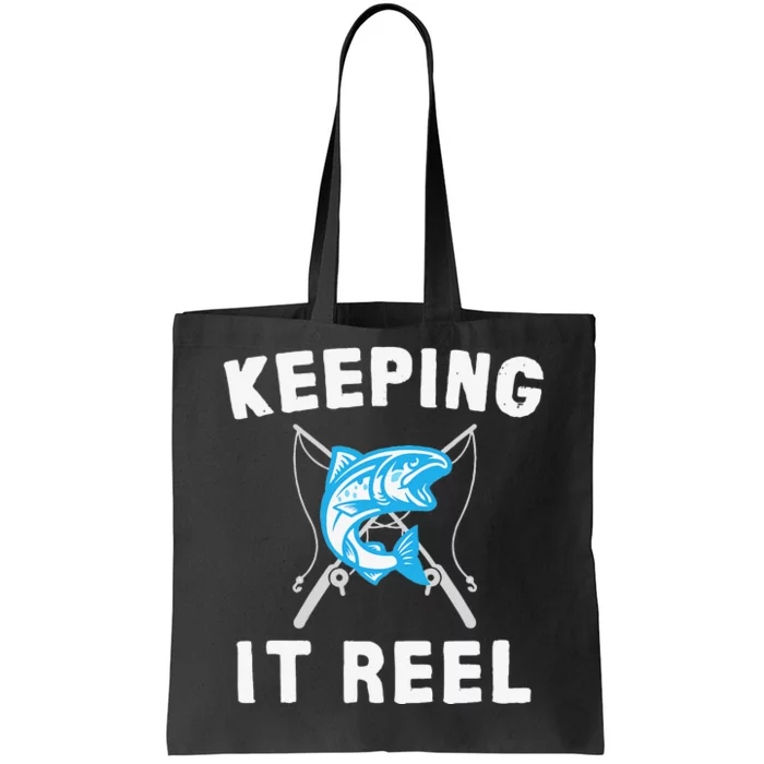 Keeping It Reel Fishing Tote Bag