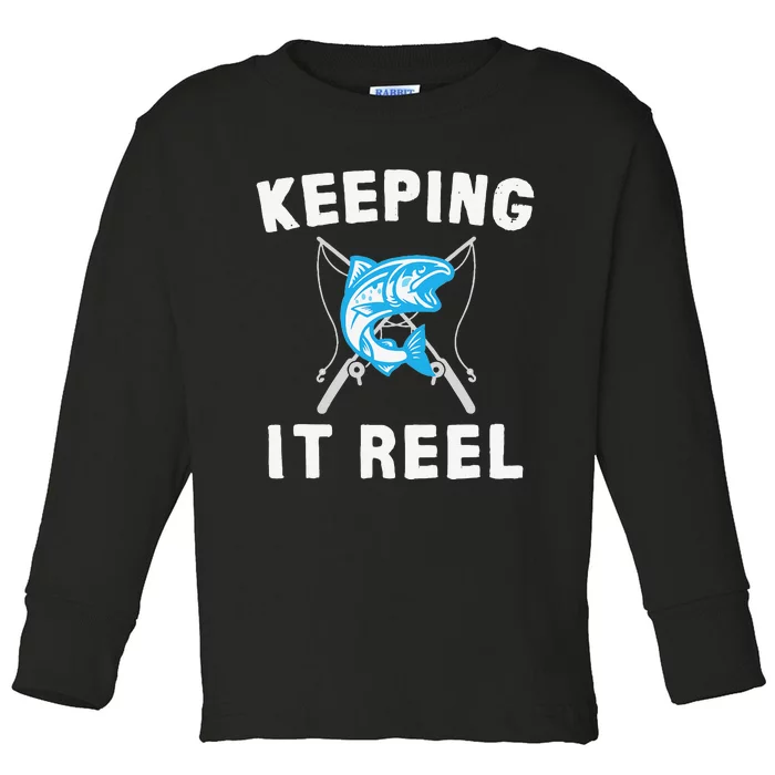 Keeping It Reel Fishing Toddler Long Sleeve Shirt