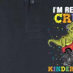 Kids Im Ready To Crush Kindergarten Monster Truck Dinosaur Boy Softstyle Adult Sport Polo