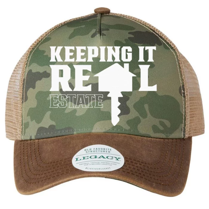 Keeping It Real Estate Broker Agent Seller Realtor Legacy Tie Dye Trucker Hat