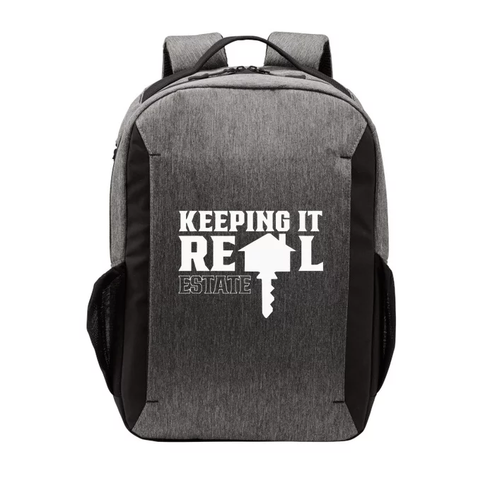 Keeping It Real Estate Broker Agent Seller Realtor Vector Backpack