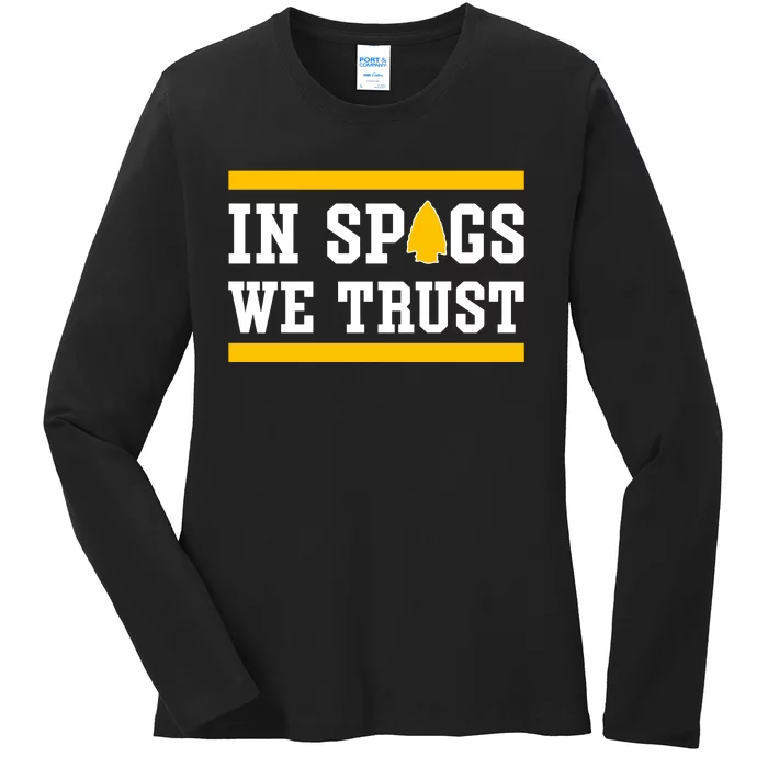 Kc In Spags We Trust Ladies Long Sleeve Shirt