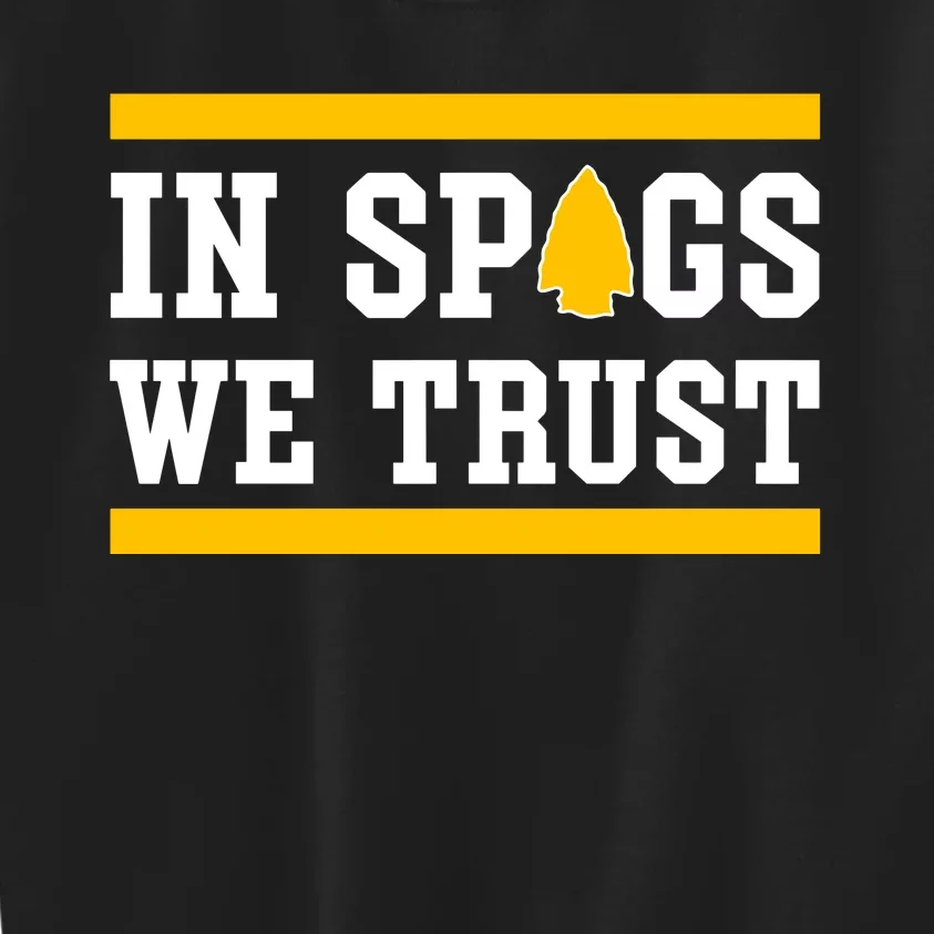 Kc In Spags We Trust Kids Sweatshirt