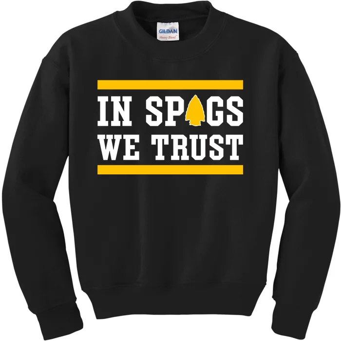 Kc In Spags We Trust Kids Sweatshirt