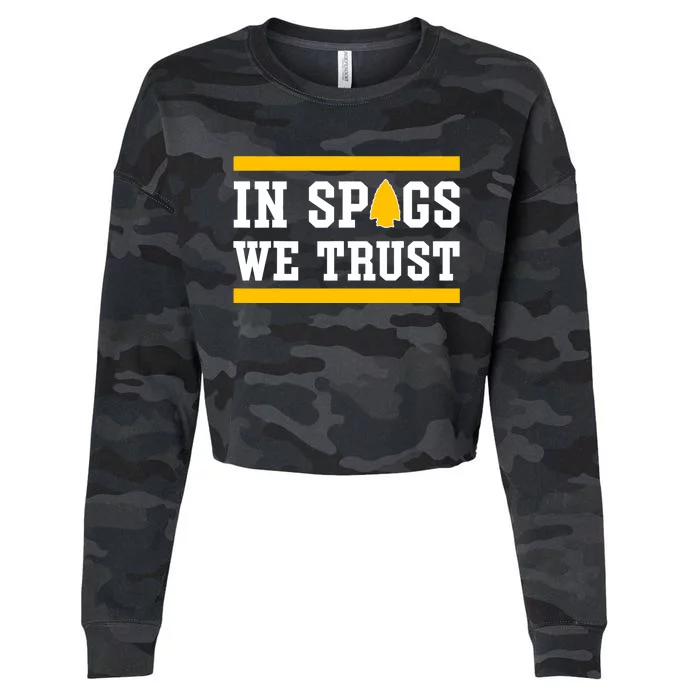 Kc In Spags We Trust Cropped Pullover Crew