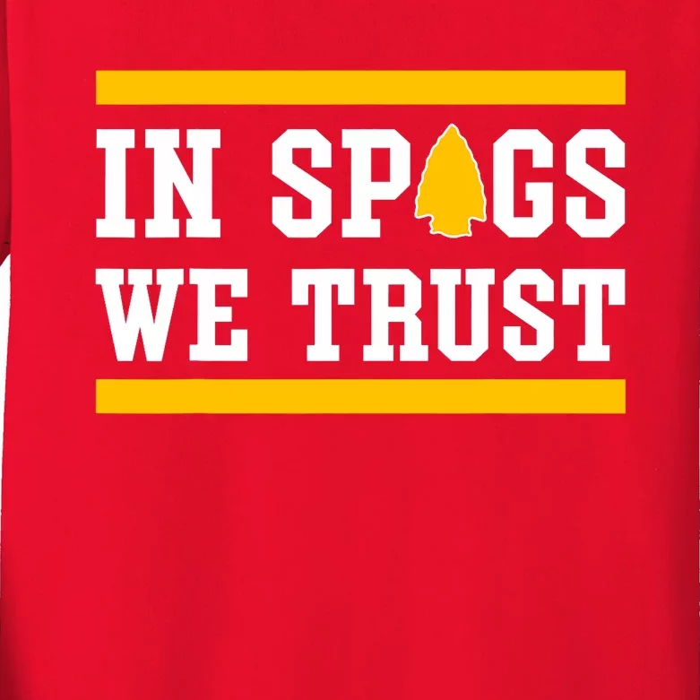 Kc In Spags We Trust Kids Long Sleeve Shirt