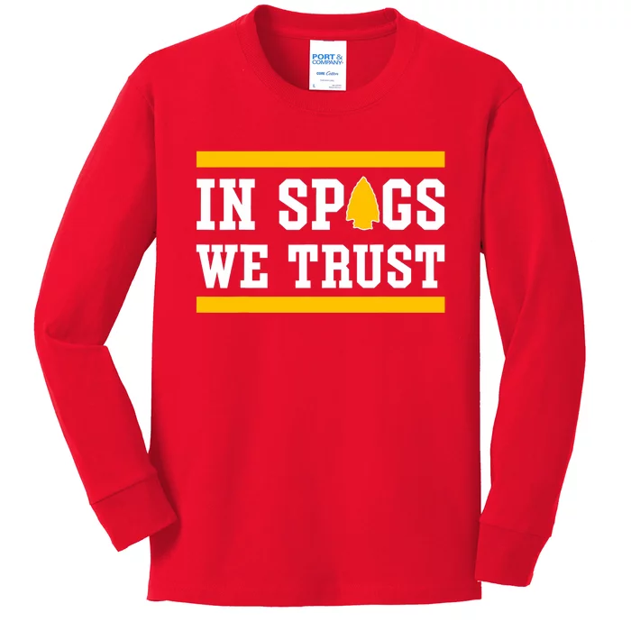 Kc In Spags We Trust Kids Long Sleeve Shirt