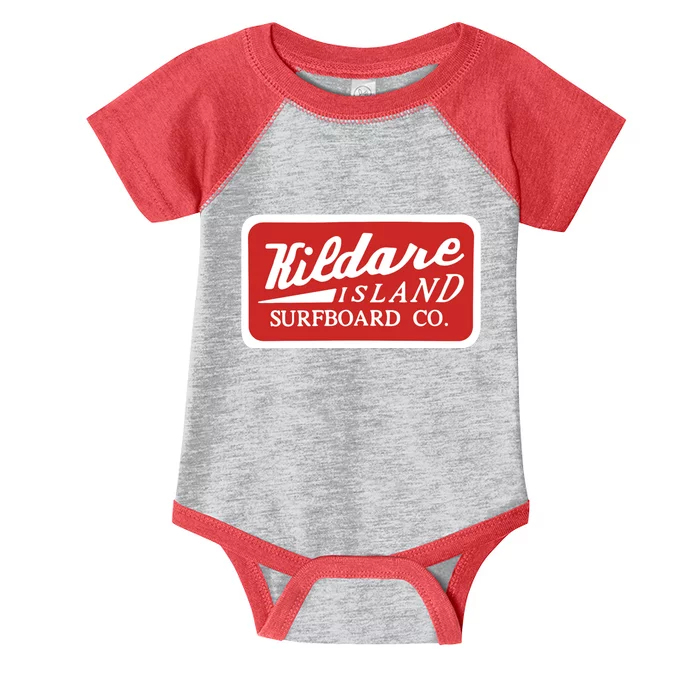 Kildare Island Surf Funny Kildare Island Surfboard Infant Baby Jersey Bodysuit