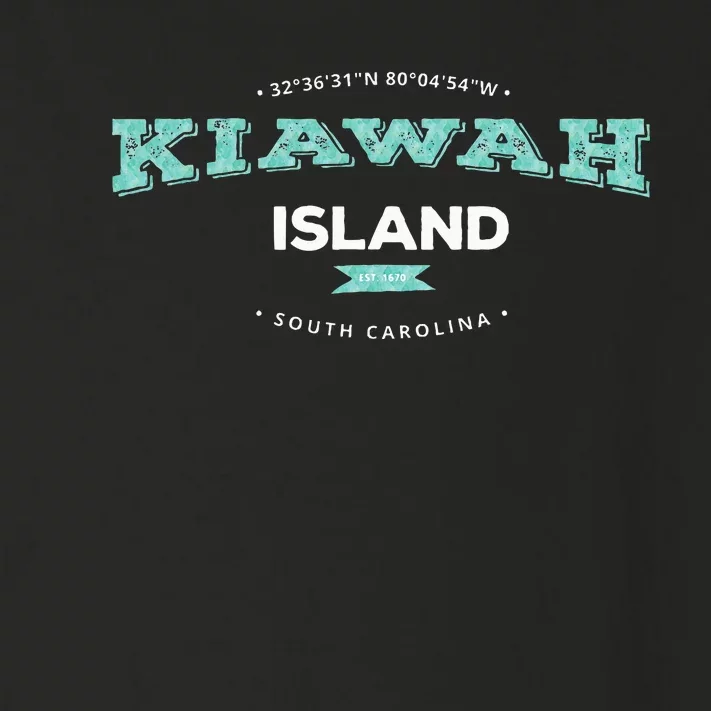 Kiawah Island South Carolina Toddler Long Sleeve Shirt