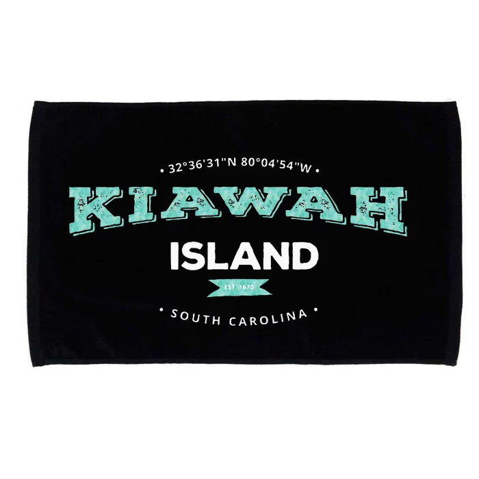 Kiawah Island South Carolina Microfiber Hand Towel