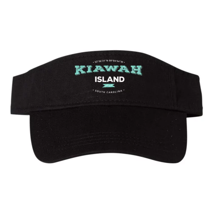 Kiawah Island South Carolina Valucap Bio-Washed Visor