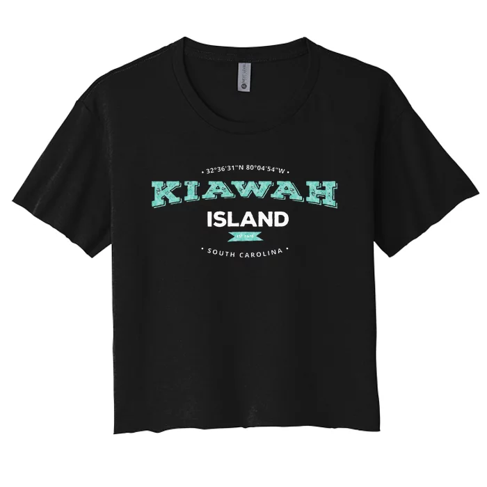 Kiawah Island South Carolina Women's Crop Top Tee