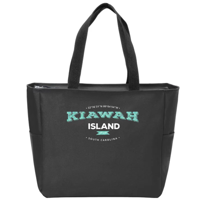 Kiawah Island South Carolina Zip Tote Bag