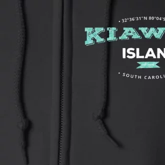 Kiawah Island South Carolina Full Zip Hoodie