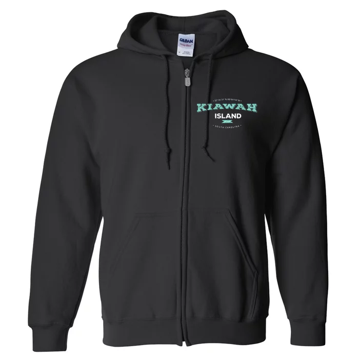 Kiawah Island South Carolina Full Zip Hoodie