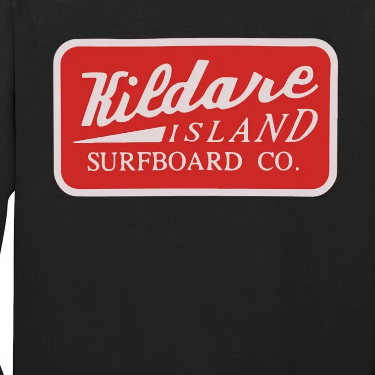 Kildare Island Surfboard Tall Long Sleeve T-Shirt