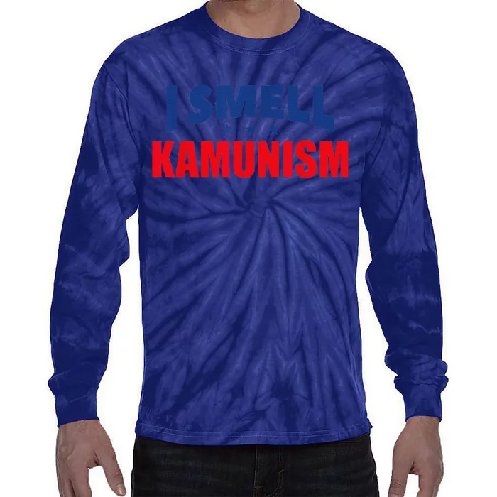 Kamunism I Smell Kamunism Election 2024 Tie-Dye Long Sleeve Shirt