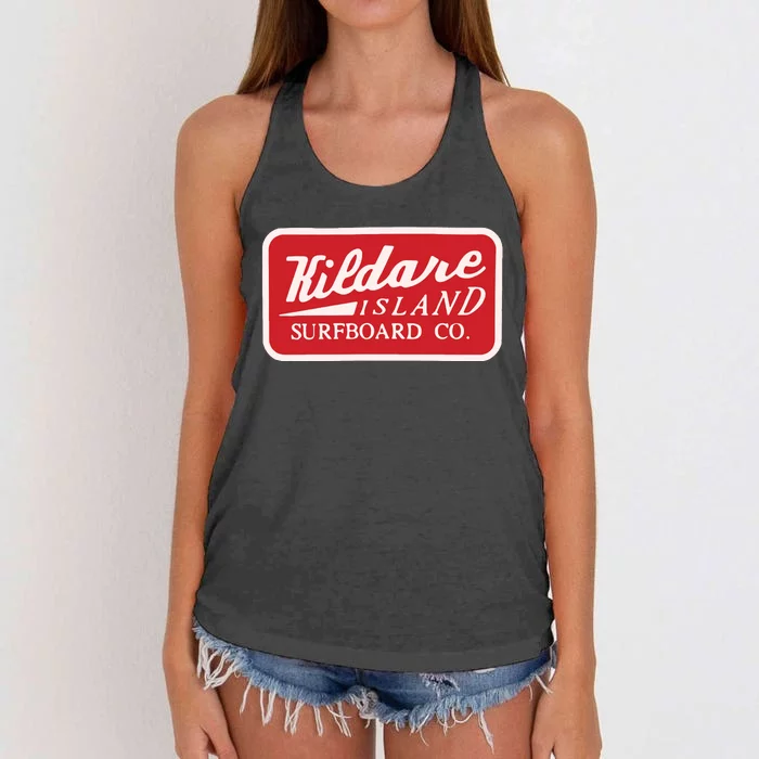 Kildare Island Surfboard Women's Knotted Racerback Tank