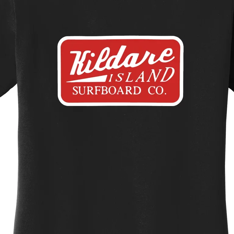 Kildare Island Surfboard Wear Paradise On Earth Women's T-Shirt