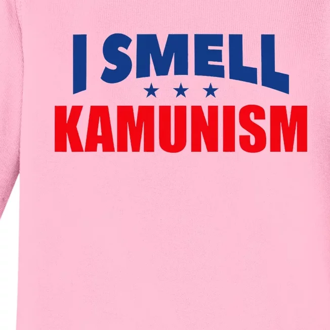 Kamunism I Smell Kamunism Election 2024 Baby Long Sleeve Bodysuit