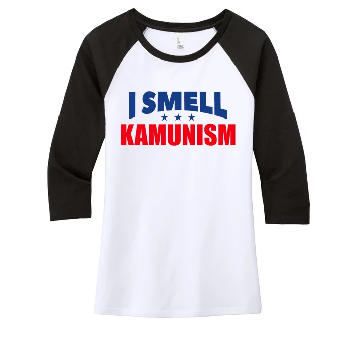 Kamunism I Smell Kamunism Election 2024 Women's Tri-Blend 3/4-Sleeve Raglan Shirt