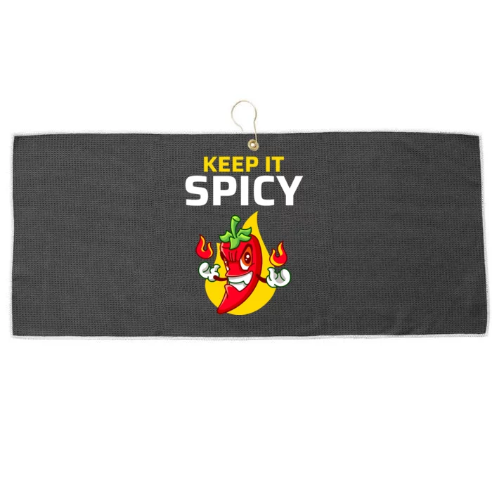 Keep It Spicy I Jalapeno I Chili Large Microfiber Waffle Golf Towel