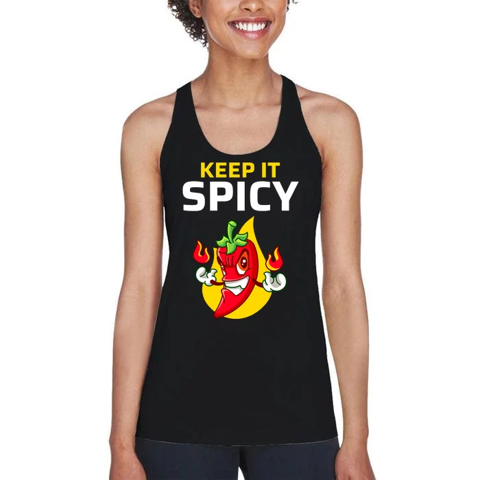 Keep It Spicy I Jalapeno I Chili Women's Racerback Tank