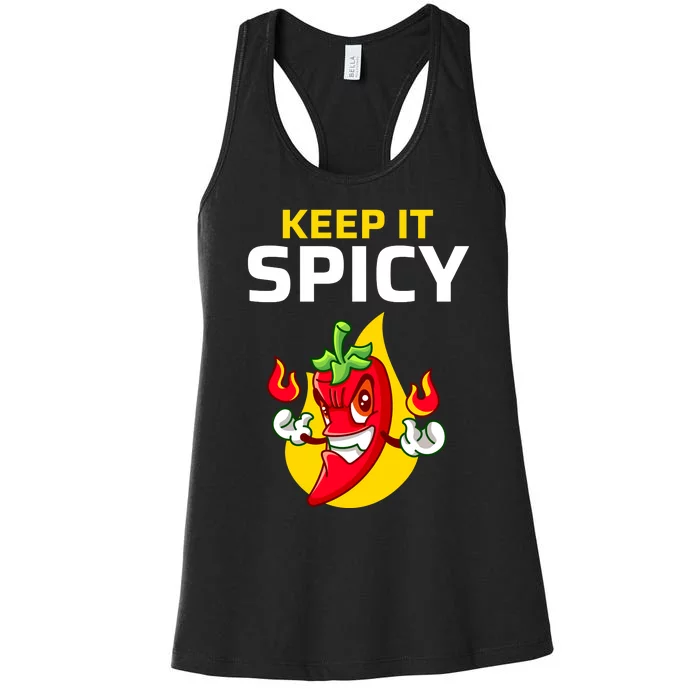 Keep It Spicy I Jalapeno I Chili Women's Racerback Tank