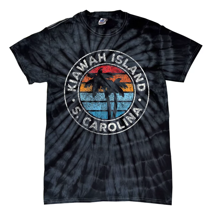 Kiawah Island South Carolina Sc Vintage Tie-Dye T-Shirt