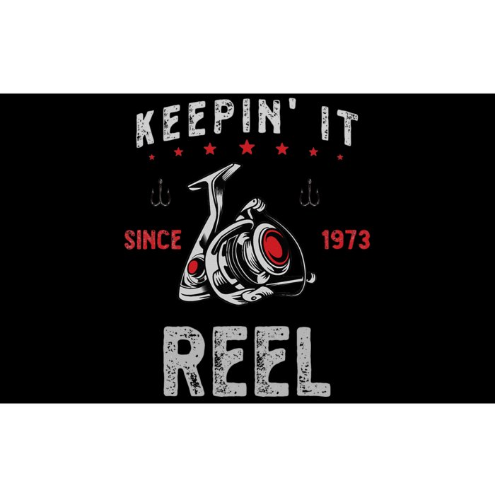 Keepin It Since 1973 Reel For Fishermen Birthday Bumper Sticker