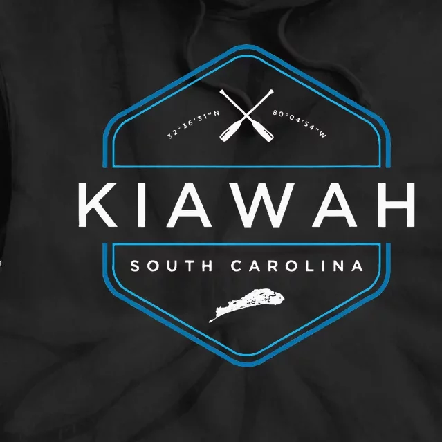 Kiawah Island South Carolina Beach Tie Dye Hoodie