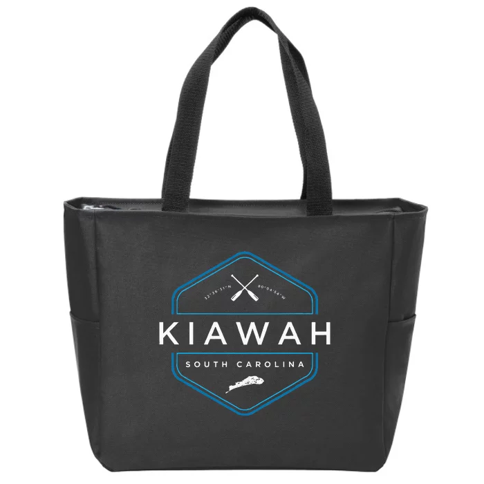 Kiawah Island South Carolina Beach Zip Tote Bag