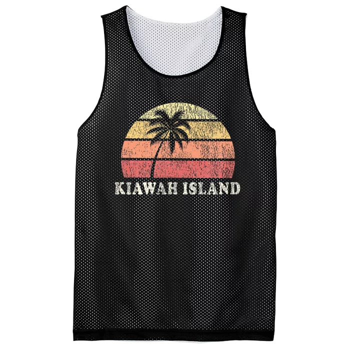 Kiawah Island Sc Vintage 70s Retro Throwback Design Mesh Reversible Basketball Jersey Tank