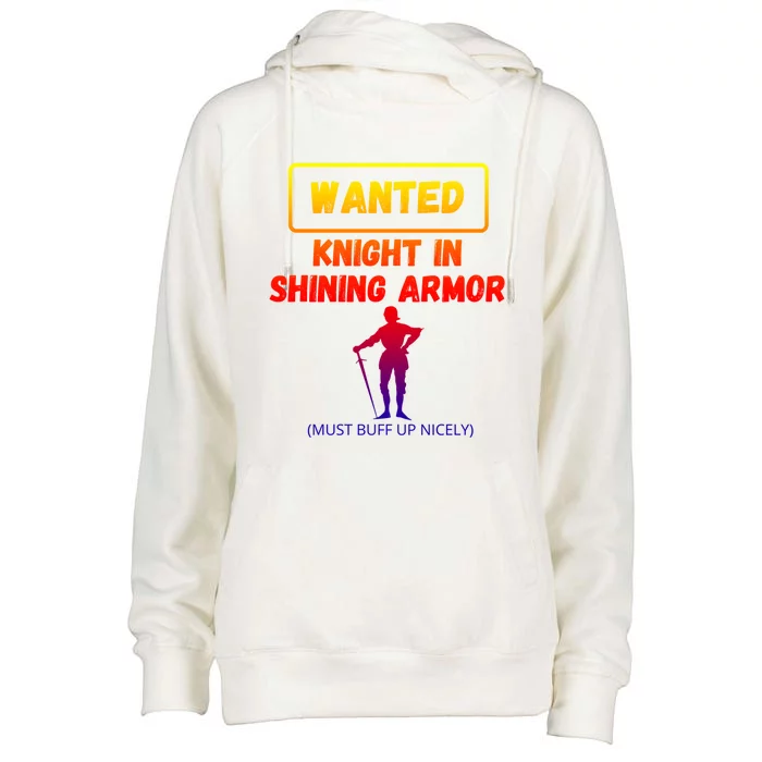 Knight In Shining Armor Sarcastic Rude Singles Dating Saying Meaningful Gift Womens Funnel Neck Pullover Hood