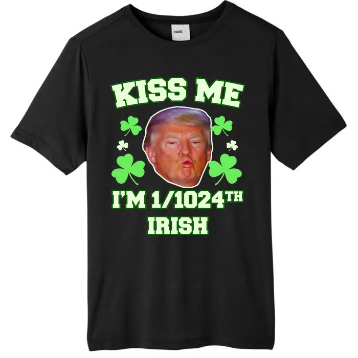 Kiss Me I'm 1/1024 Irish Trump St Patricks Day ChromaSoft Performance T-Shirt