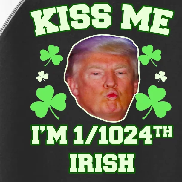 Kiss Me I'm 1/1024 Irish Trump St Patricks Day Toddler Fine Jersey T-Shirt