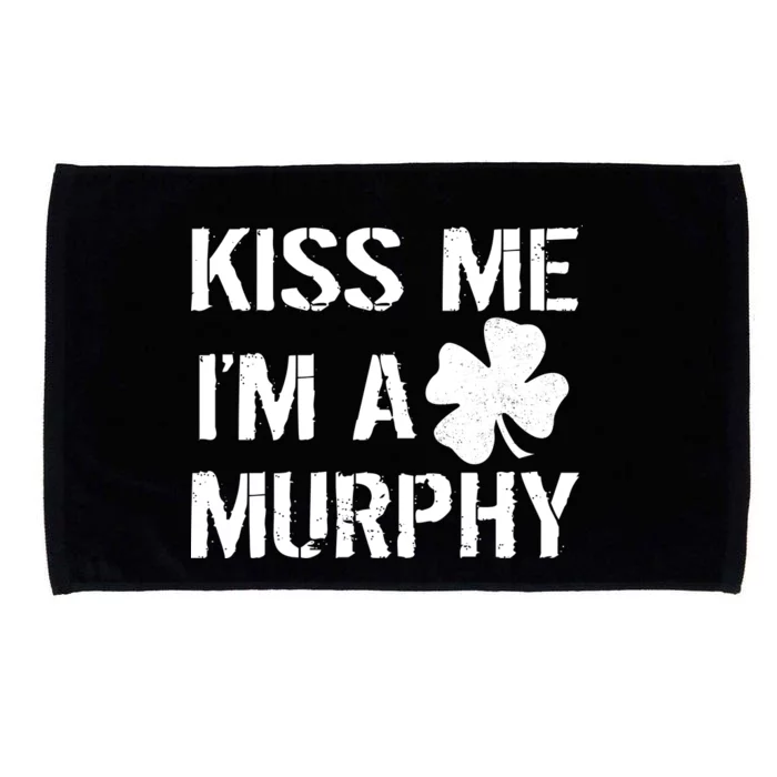 Kiss Me I'm A Murphy St. Patrick's Day Microfiber Hand Towel