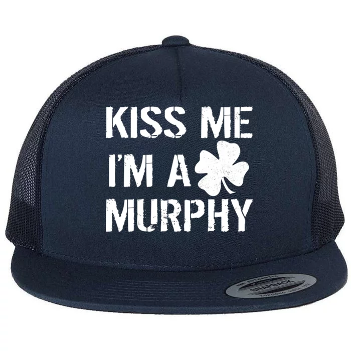 Kiss Me I'm A Murphy St. Patrick's Day Flat Bill Trucker Hat