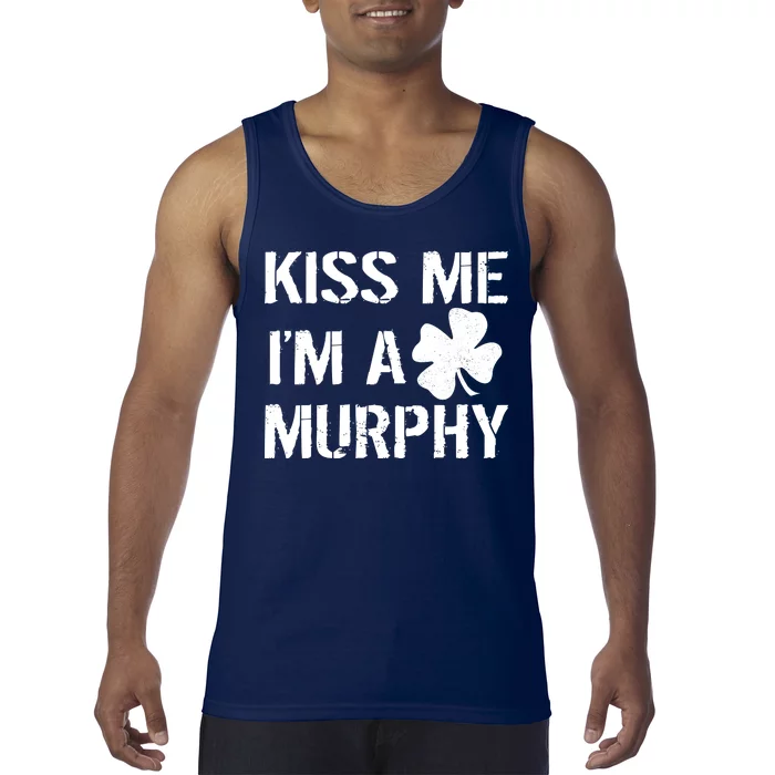 Kiss Me I'm A Murphy St. Patrick's Day Tank Top