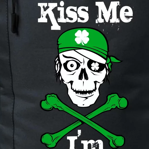 Kiss Me I'm Arrrish Pirate St. Patrick's Day Daily Commute Backpack