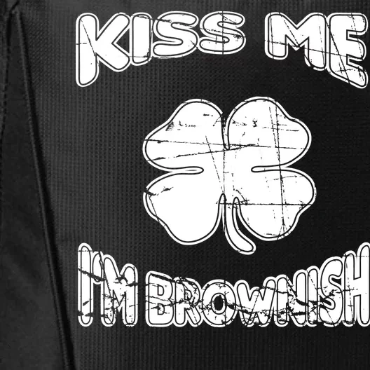 Kiss Me I'm Brownish Irish City Backpack