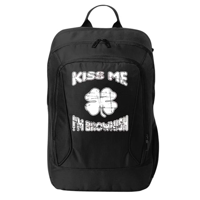 Kiss Me I'm Brownish Irish City Backpack