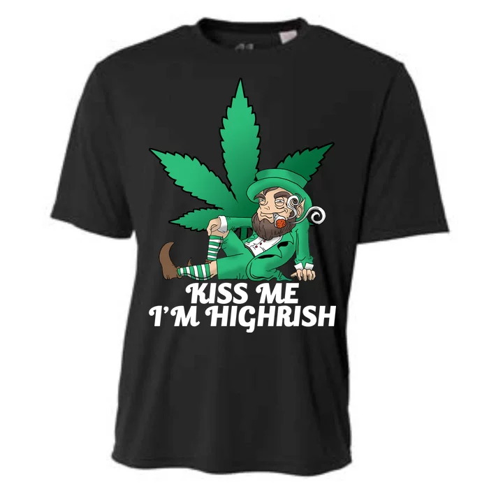 Kiss Me I'm Highrish Cooling Performance Crew T-Shirt