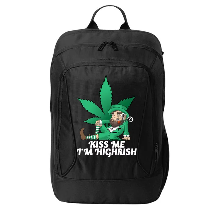 Kiss Me I'm Highrish City Backpack