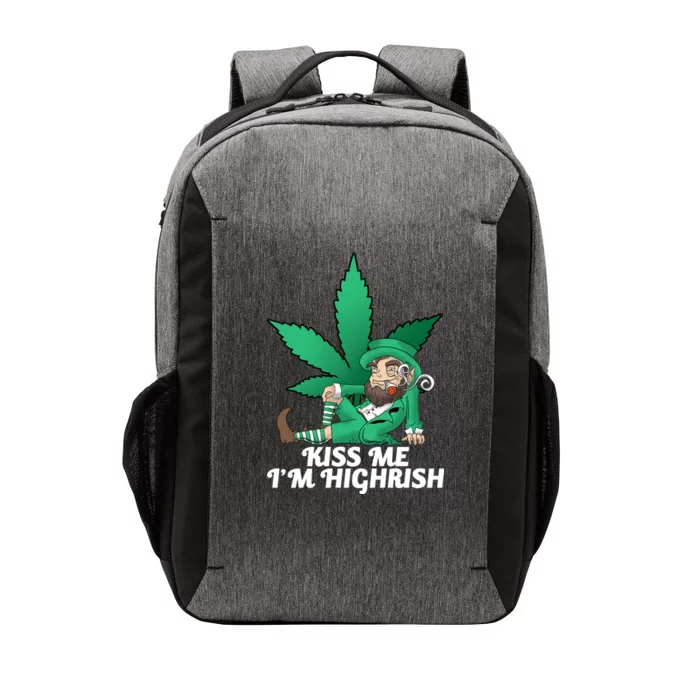 Kiss Me I'm Highrish Vector Backpack