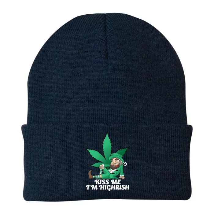 Kiss Me I'm Highrish Knit Cap Winter Beanie