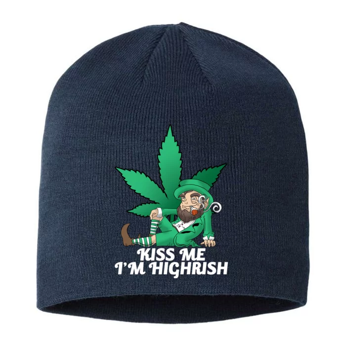 Kiss Me I'm Highrish 8 1/2in Sustainable Knit Beanie