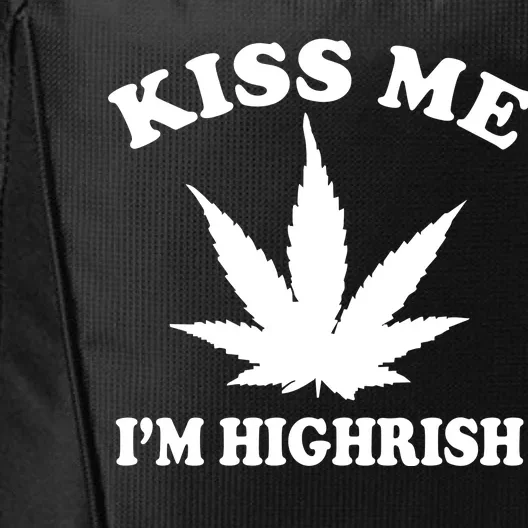 Kiss Me I'm Highrish Irish St. Patrick's Day Weed City Backpack